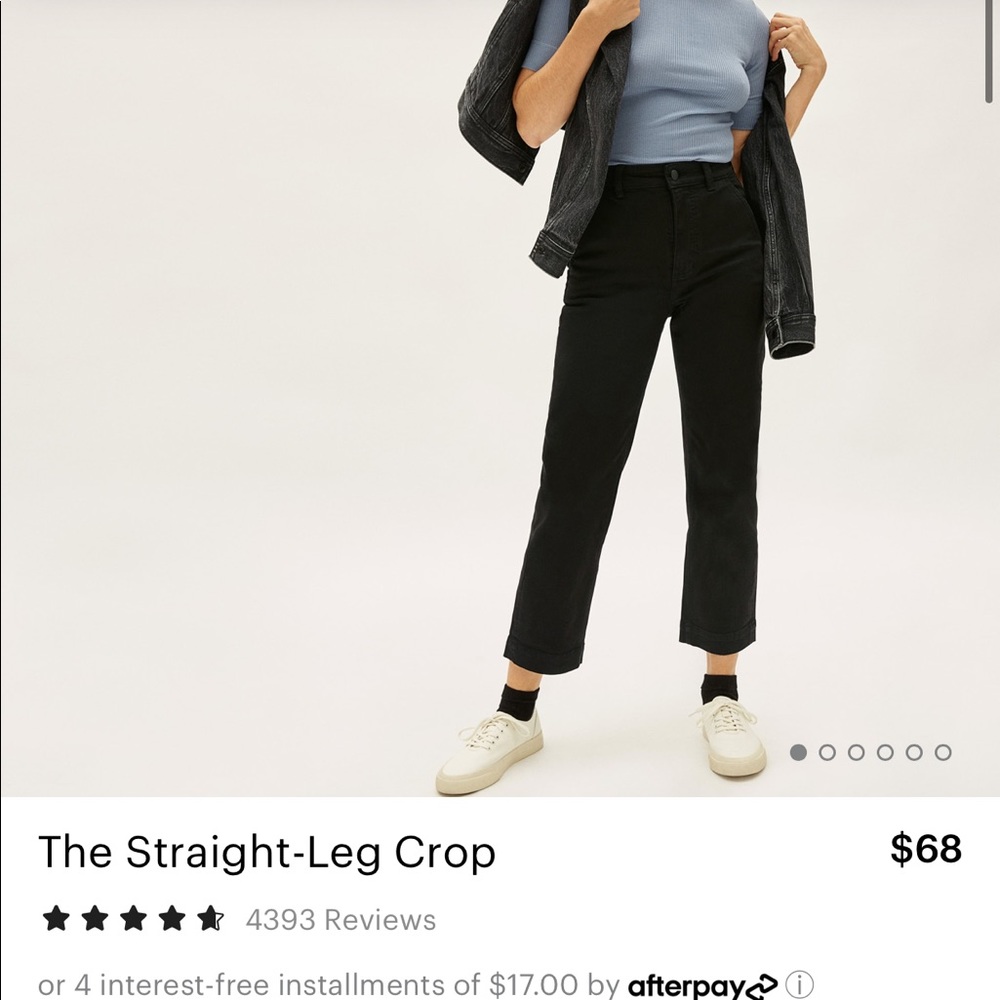 Everlane The Straight Leg Crop Short Size 4